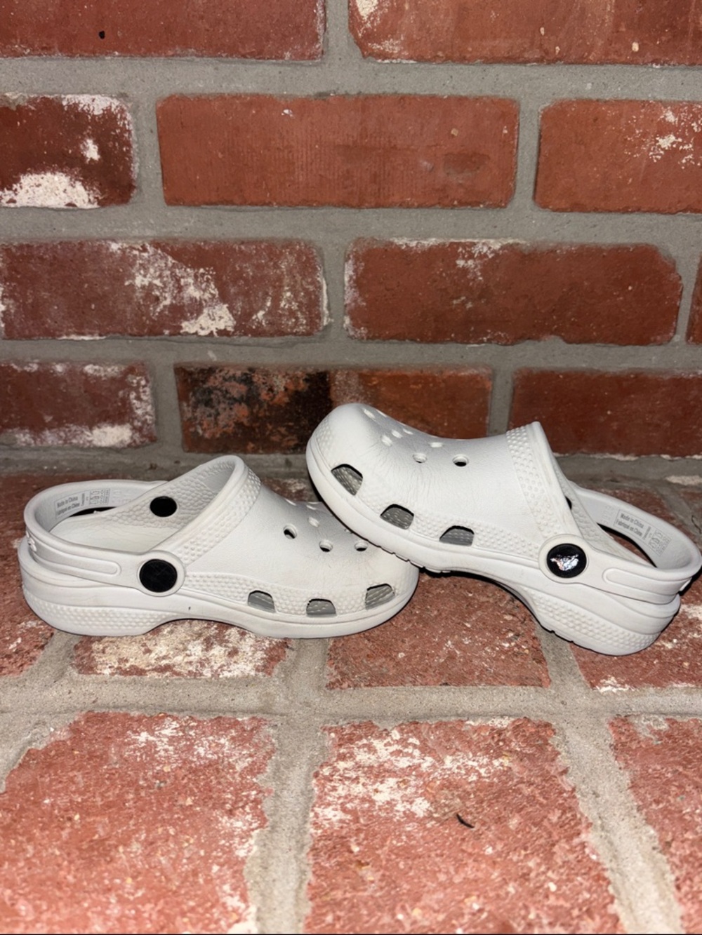 CROCS > Kids Classic Clog in Light Gray Size C 10 Summer Spring Slip-ons - Picture 5 of 7